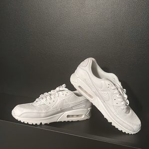 Nike Air Max 90, size 10.5 Men’s, all white